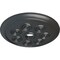Ekena Millwork Spiral Ceiling Medallion (Fits Canopies up to 4"), Hand-Painted Pewter, 25 1/4"OD x 4"ID x 2"P CM25SPPES - alternate 4
